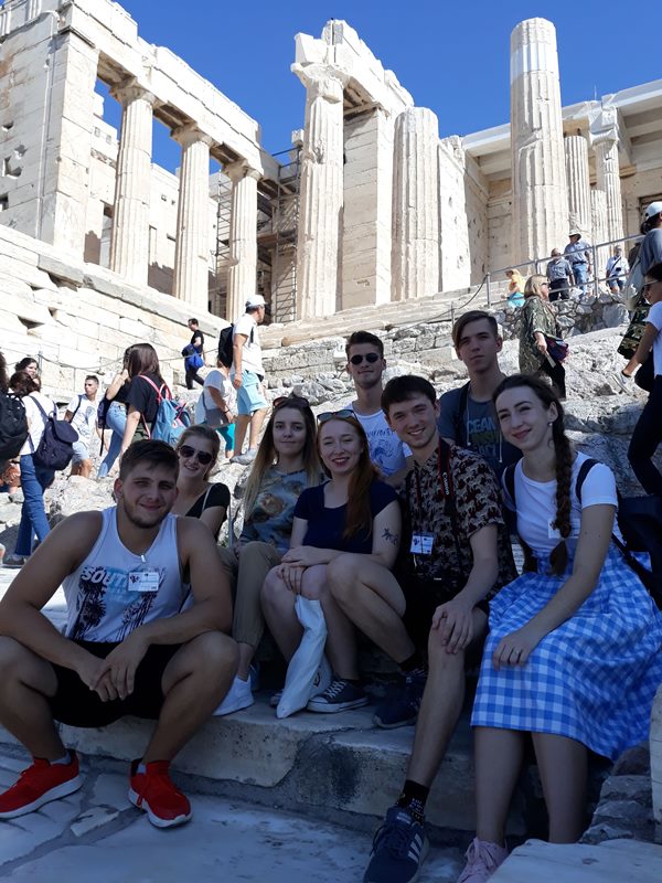 foto grecko studenti akropola kópia